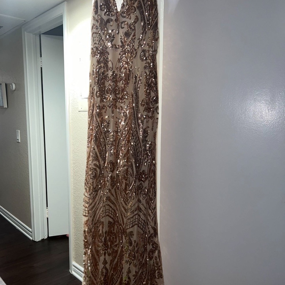 Elegant Sequin Gown